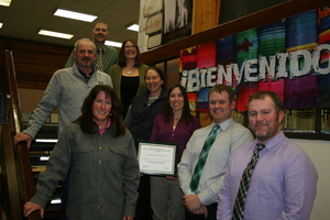 Ennis Schools Receives Workplace Safety Award